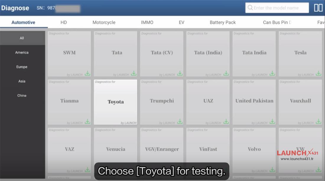 launch x431 reset camry hv learning value 2