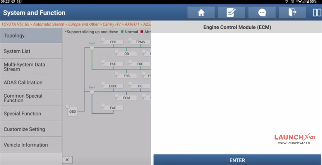 launch x431 reset camry hv learning value 6