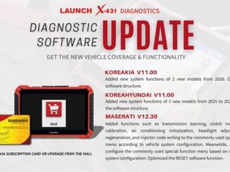 Launch X431 Update KIA MASERATI diagnostic software