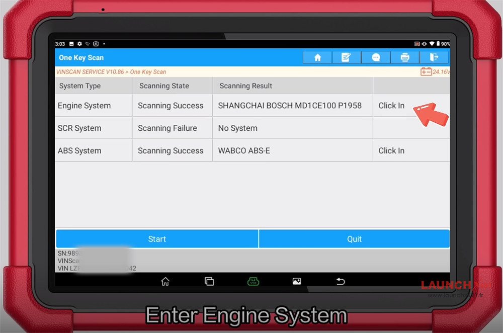 launch x431 pad5 link hd genlyon obd light test 2