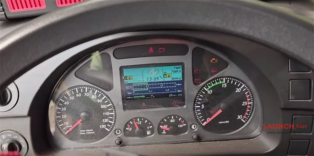 launch x431 pad5 link hd genlyon obd light test 9