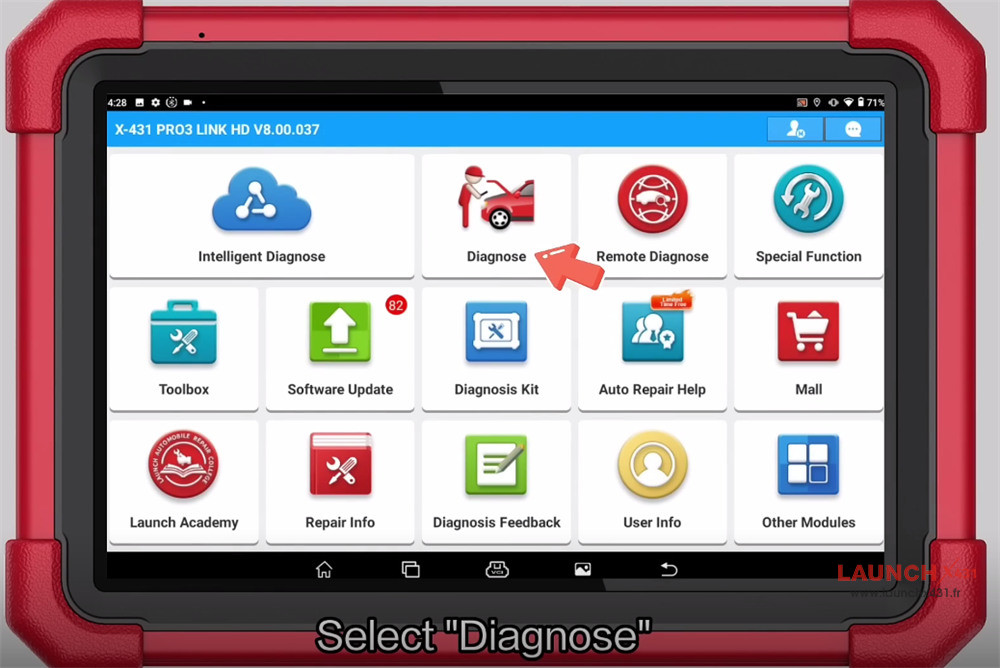 x431 pad5 link hd write isuzu taga vin code 1