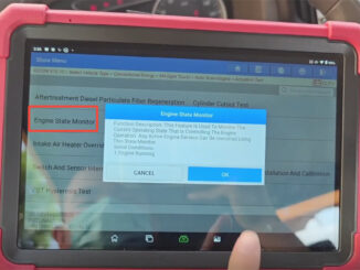 launch x431 pad5 link hd check foton engine state 6
