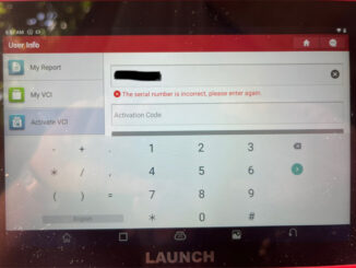 launch x431 pro elite activate motorcycle kit failure 1
