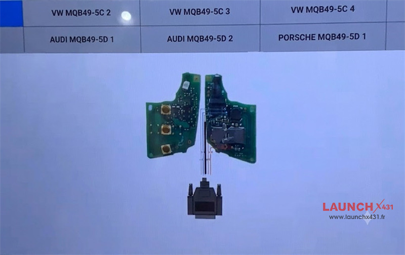 launch xprog5 2023 vw mqb49 5c 5d add key 3