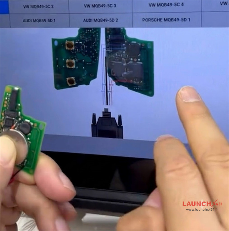launch xprog5 2023 vw mqb49 5c 5d add key 4