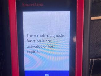 launch smartlink c remote diagnostic function not activated 1