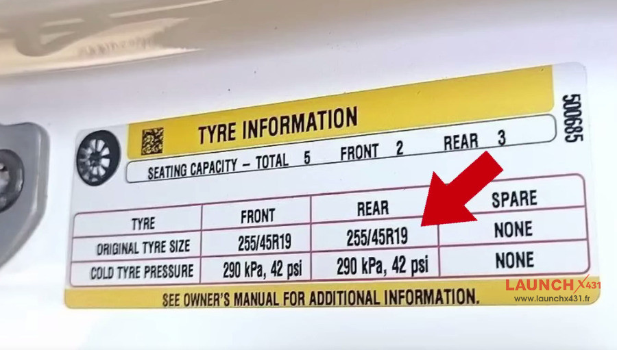 launch tsensor b replace 2022 tesla model y tpms 8