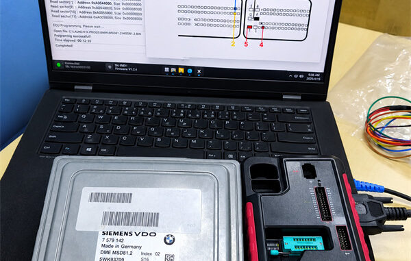 launch x431 x prog5 clone bmw dme msd81.2 1