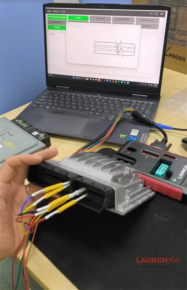 launch x431 x prog5 clone bmw dme msd81.2 2