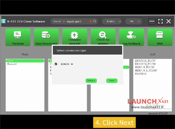 launch x431 x prog5 erase ford mps6 tcu 2