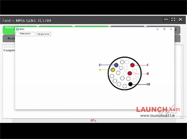 launch x431 x prog5 erase ford mps6 tcu 3