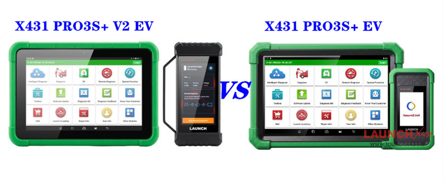 x431 pro3s plus v2 ev vs pro3s plus ev 1