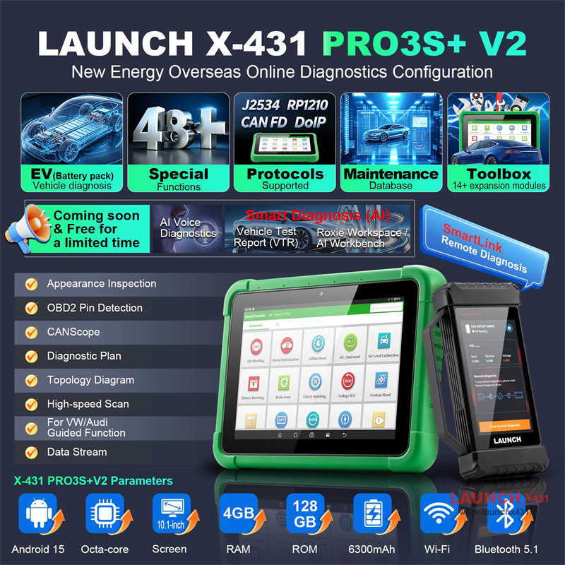 x431 pro3s plus v2 ev vs pro3s plus ev 2