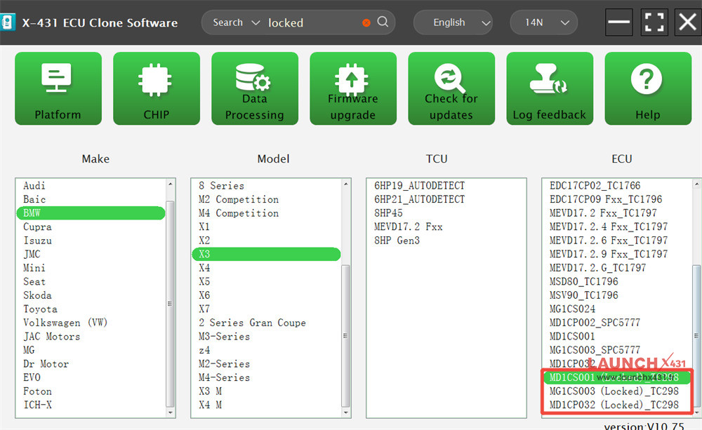 x431 xprog5 locked bmw md1 mg1 support list 7
