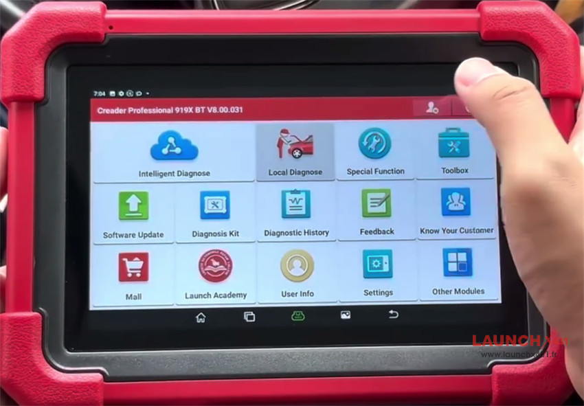 launch crp919xbt audi activation of park assist test 1