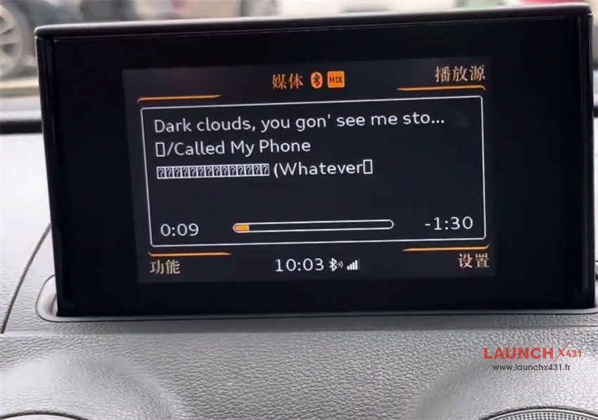 launch crp919xbt audi activation of park assist test 7