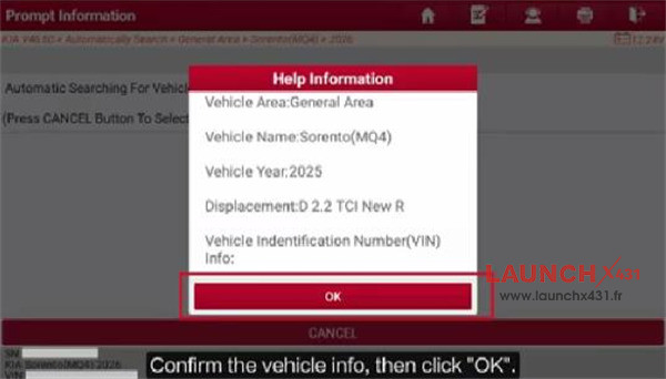 launch x431 adjust kia bcm user options 4