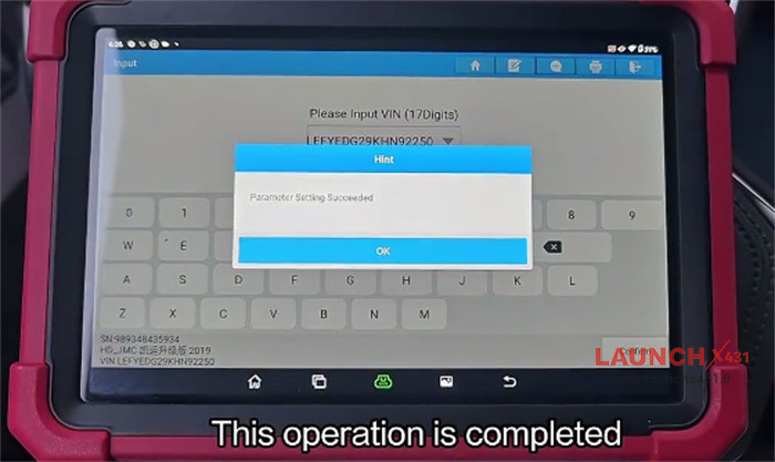 launch x431 refresh vin 2020 jmc kairui 10