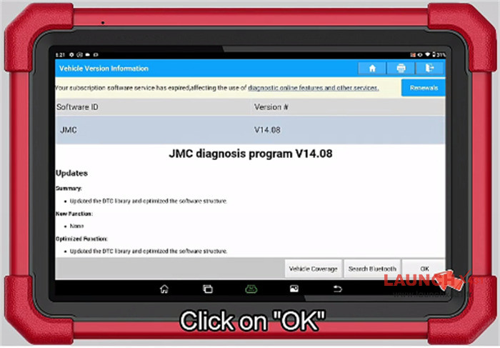 launch x431 refresh vin 2020 jmc kairui 2