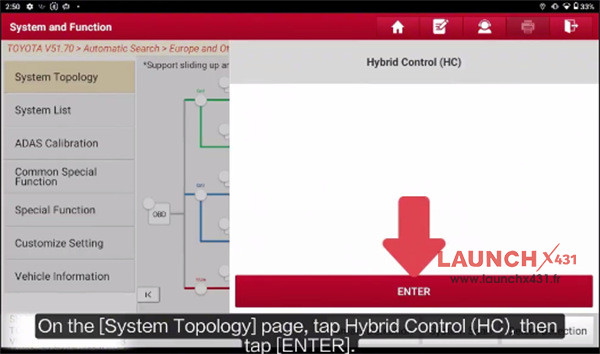 launch x431 toyota battery status info update 4